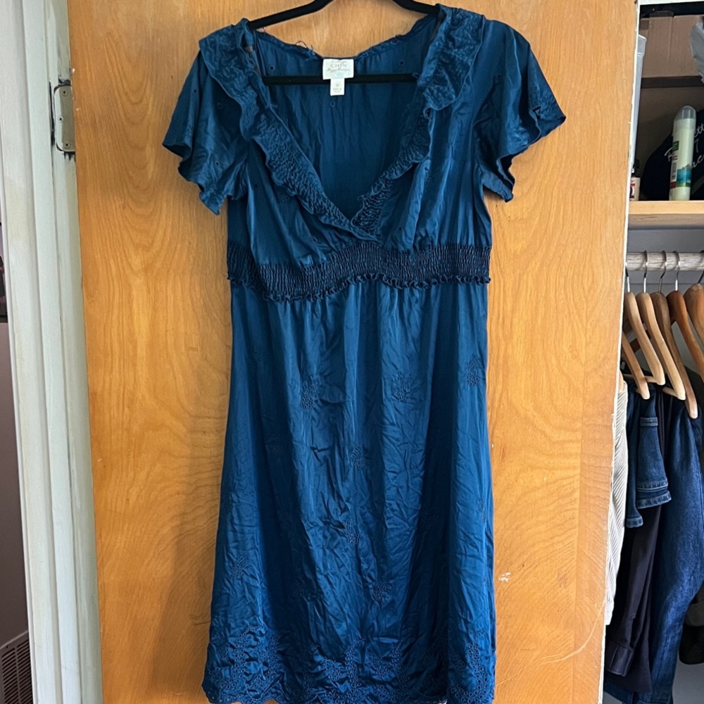 100% silk babydoll dress